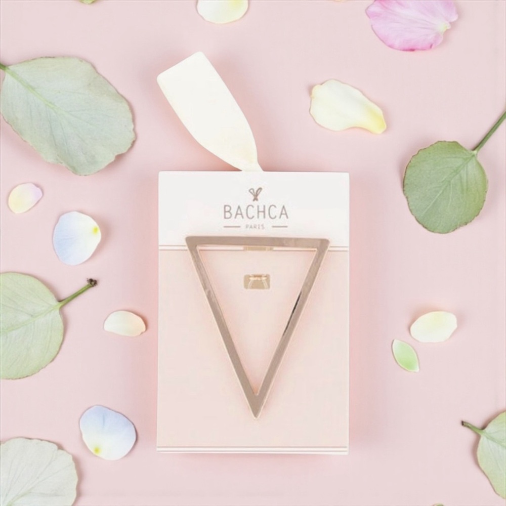 🏷️‼️5/$25🏷️‼️💗BACHCA💗Rose Gold Tone Triangle Barrette/NIP